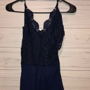 Blackless Lacey romper
